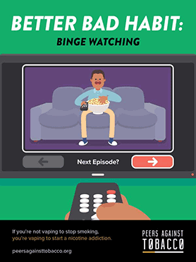 Binge Watching -- Better Bad Habit